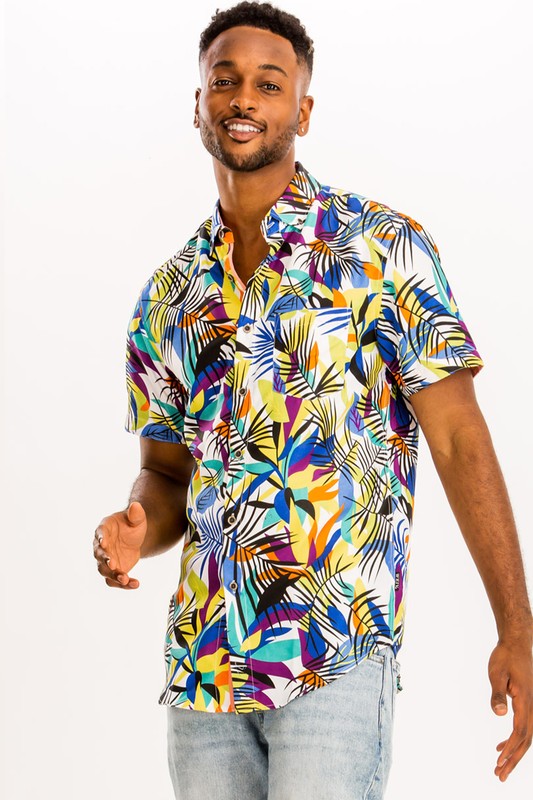 It's Carnivale! Men's Button Down Shirt