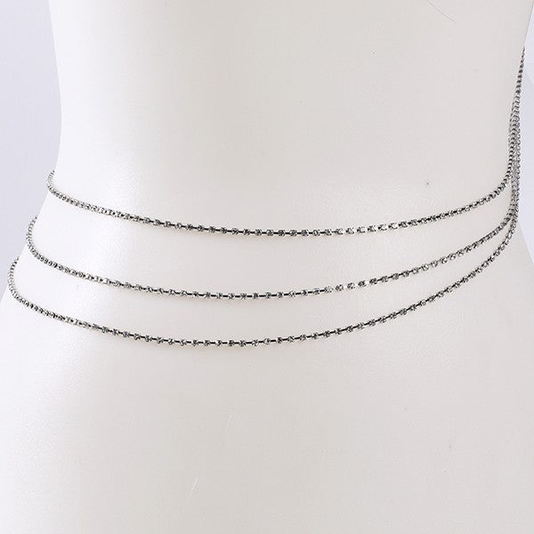 Strands of Bling Waist Chain