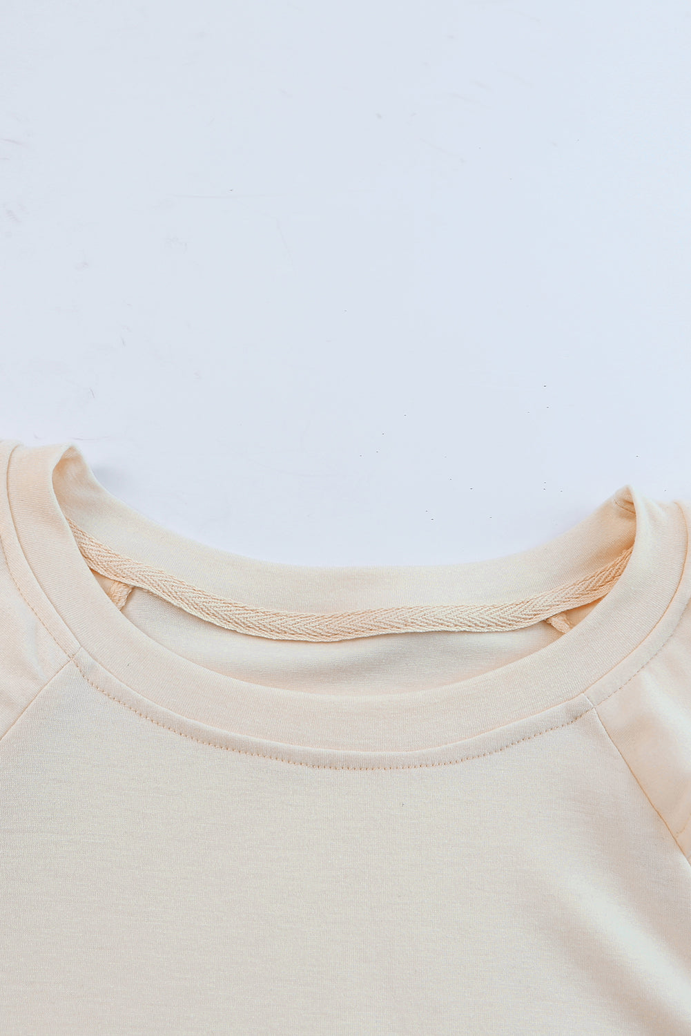 Ruffle My Shoulders Top-Light Apricot