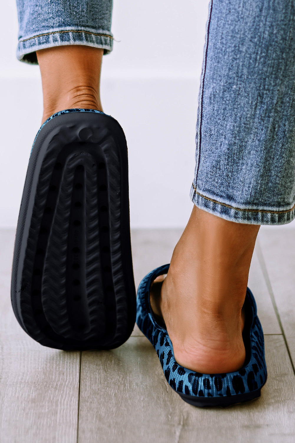 Slidin' on Clouds Deep Blue Cheetah Slides