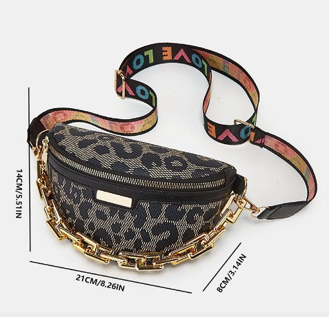 Hot Girl Bummer Bum Bag-Black
