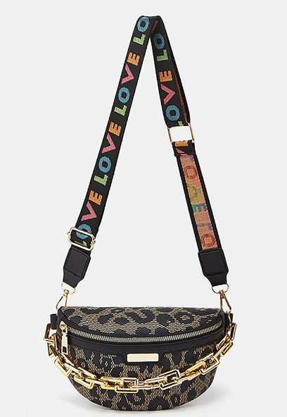 Hot Girl Bummer Bum Bag-Black