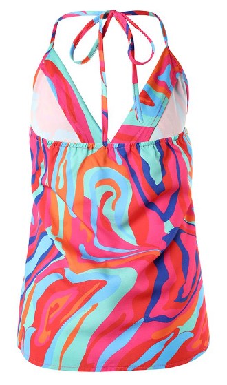 Kaleidoscope Wrap Halter-1 LEFT!