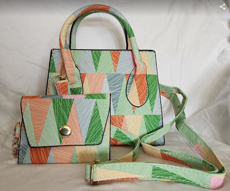 Trifecta 3-Piece Satchel-Green