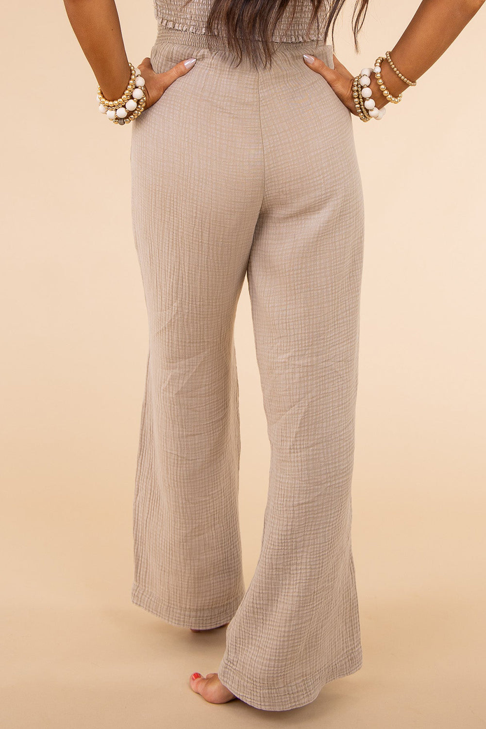 Sandy Seas Wide Leg Pants-Plus