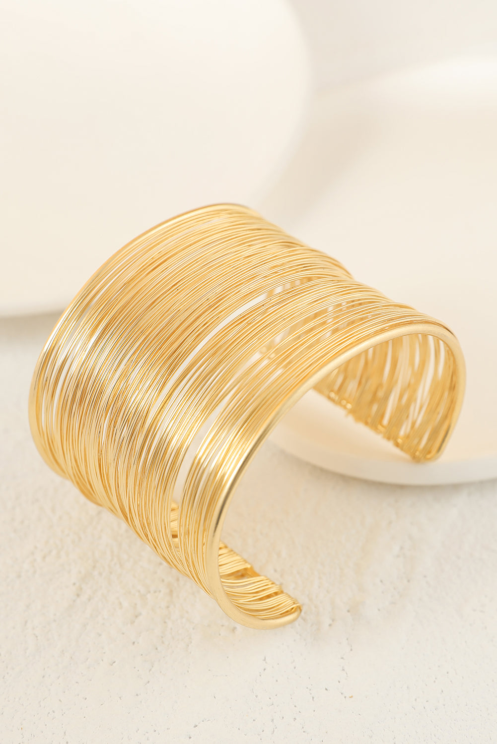 Gold Mine Stacked Open Bracelet