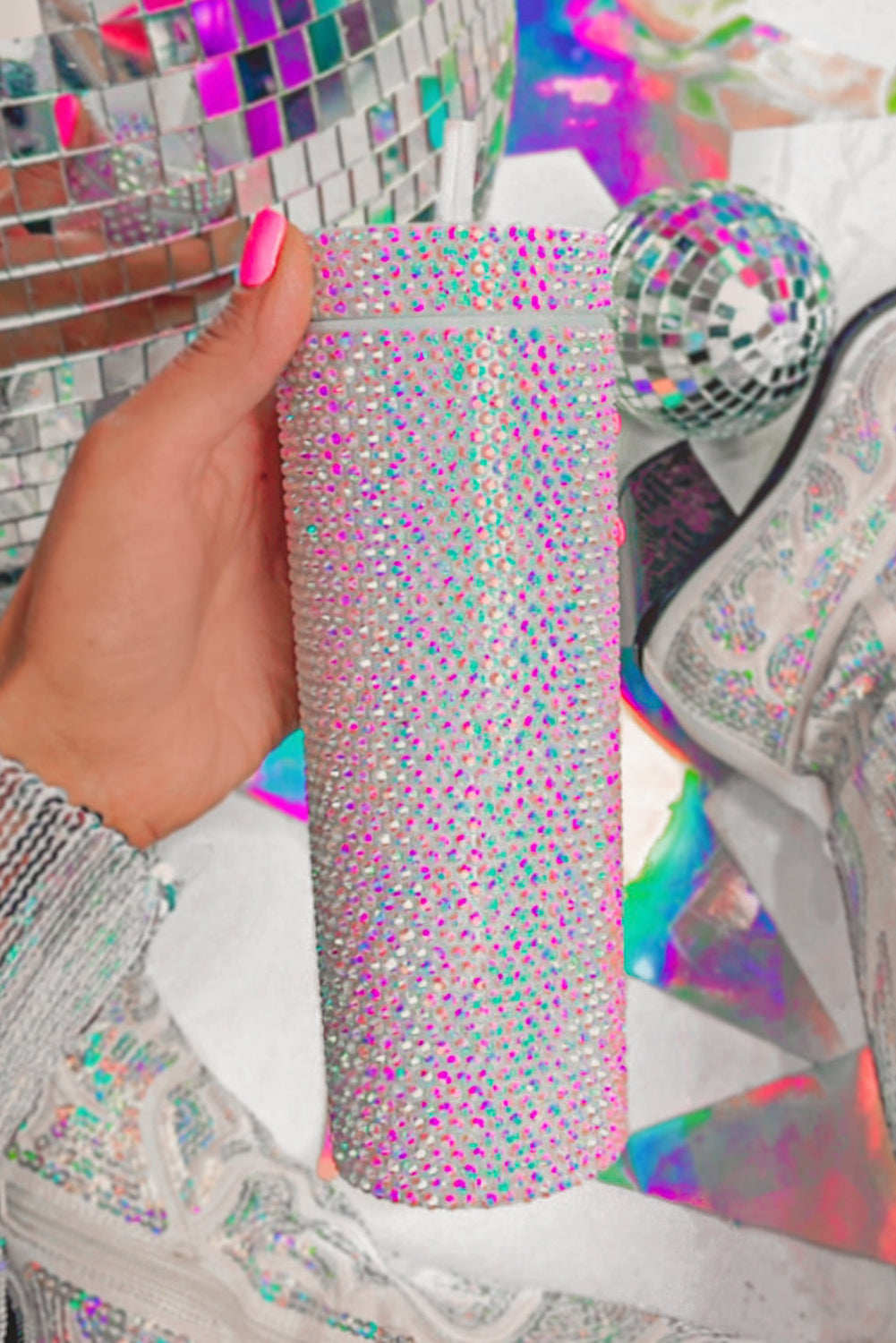 Sip 'n Sparkle Rhinestone Cup-Bling