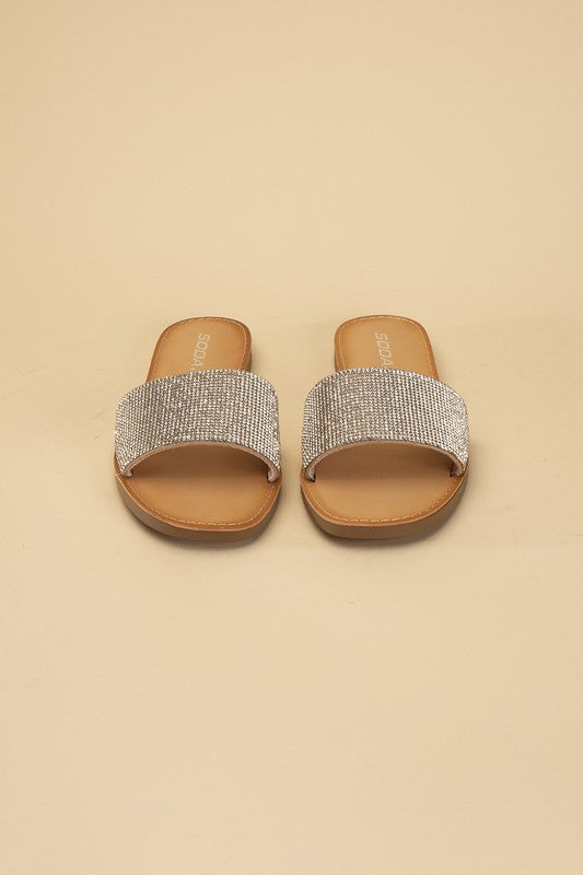 Just Sparkle Rhinestone Slides-LOW STOCK