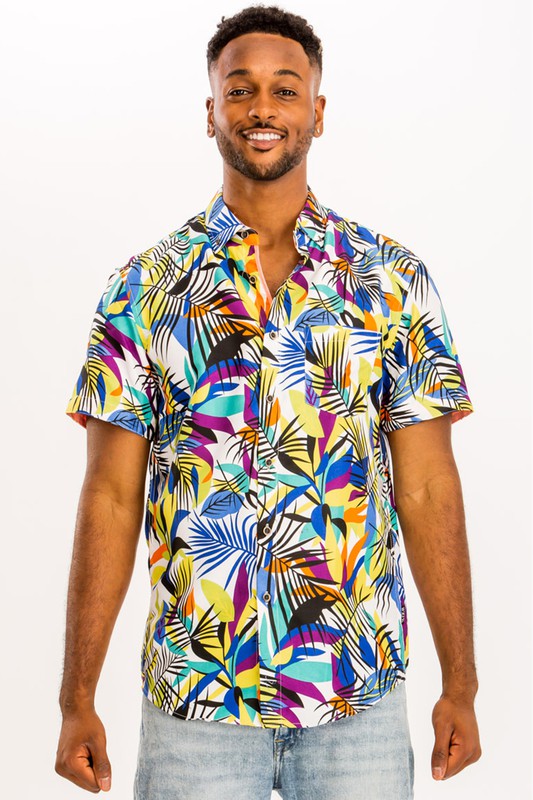 It's Carnivale! Men's Button Down Shirt