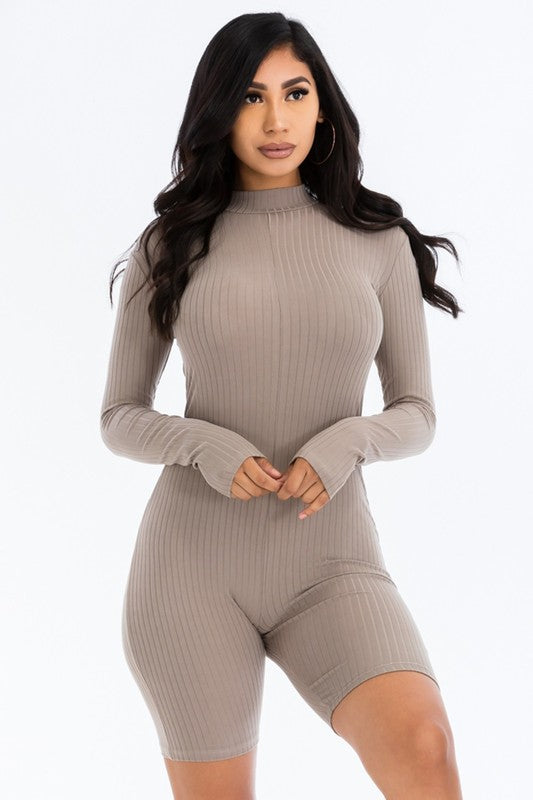 Snatched! Ribbed Romper