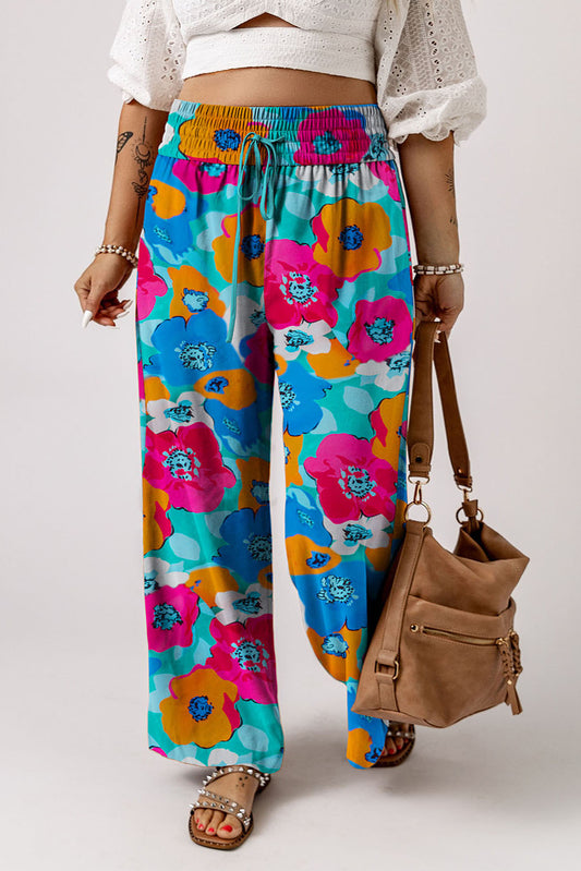 Flower Bomb Wide Leg Pants