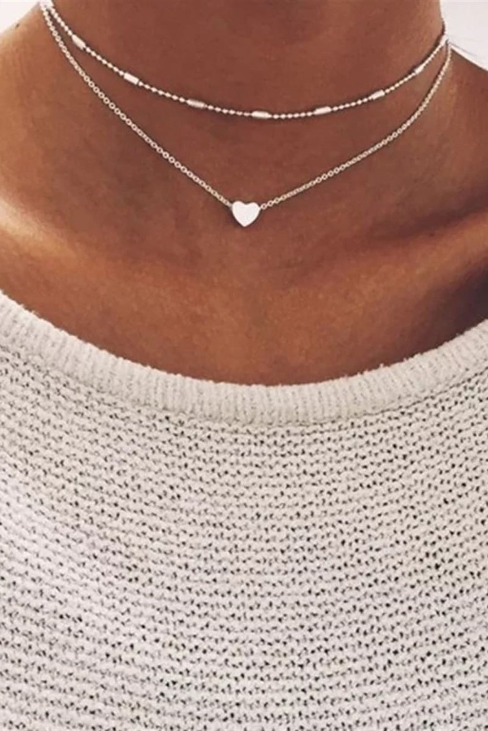 Layers of the Heart Necklace