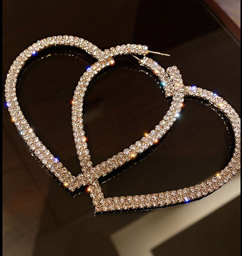 Cover My Heart in Diamonds Earrings-1 left!