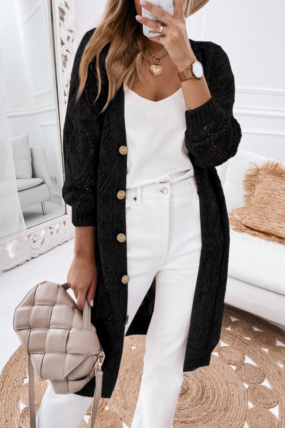 Soft as Midnight Knitted Cardigan – Breathe Boutique