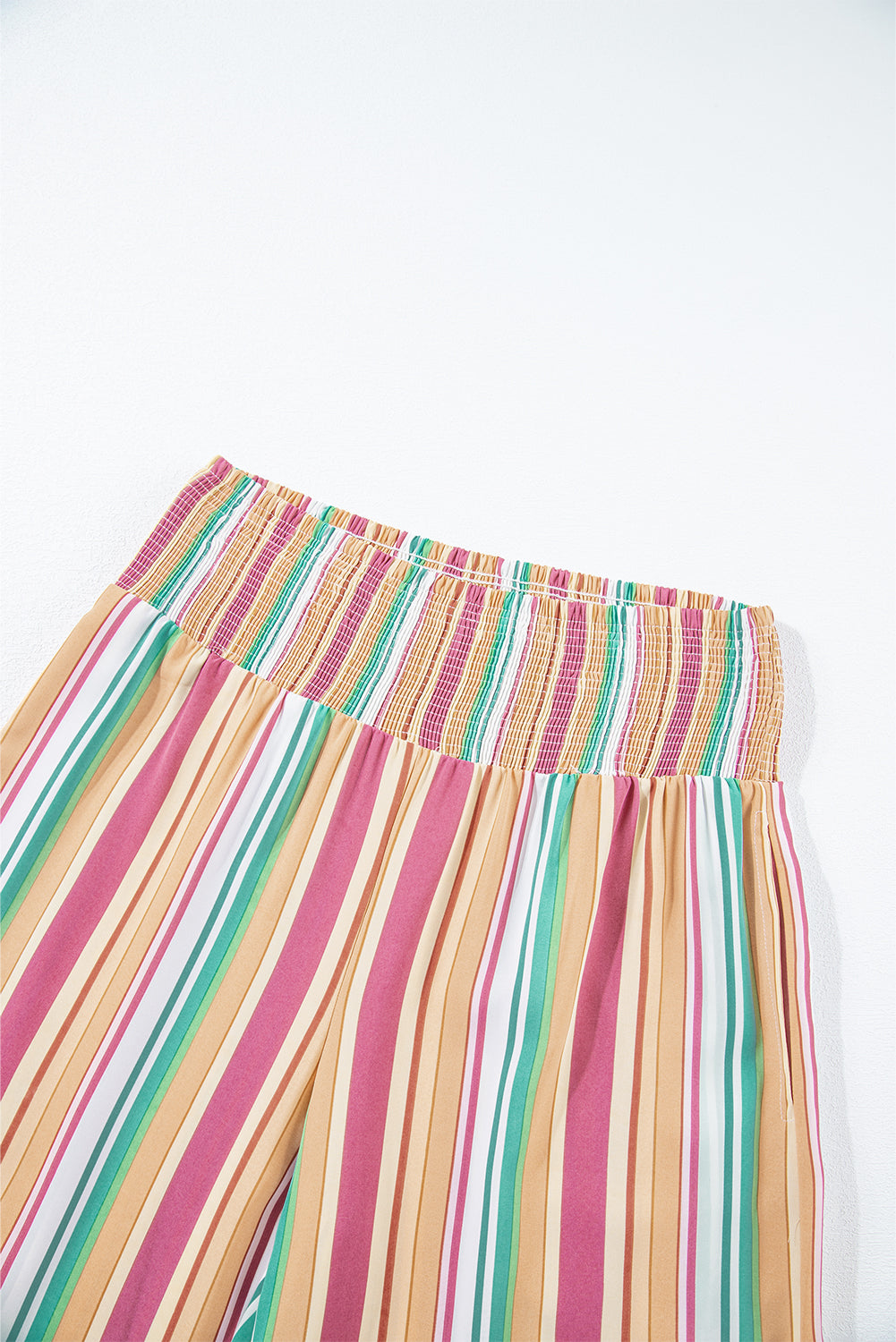 Striped Tropics Wide Leg Pants